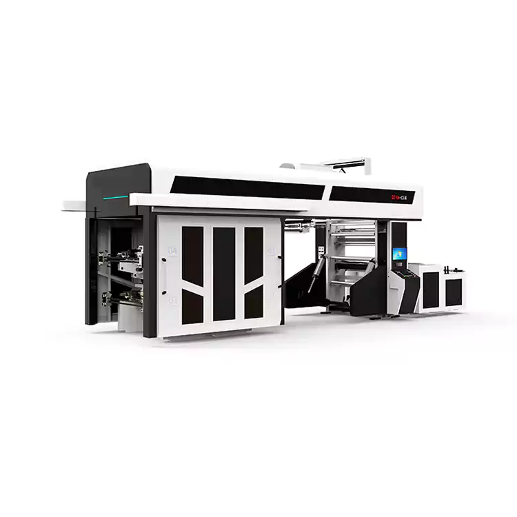 4-8 色フレキソ印刷 Ci プラスチック フレキソ印刷機