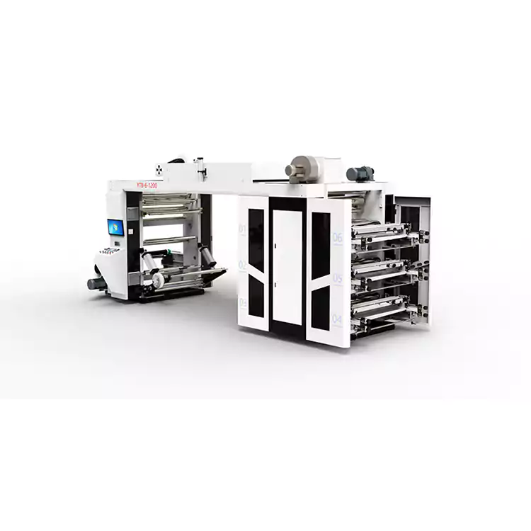 高速フレキソ印刷機多色ビニール袋スタック型印刷機